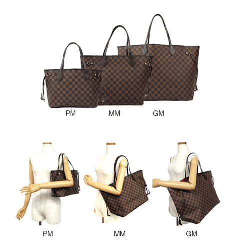 sizes of louis vuitton bags|louis Vuitton Bag size chart.